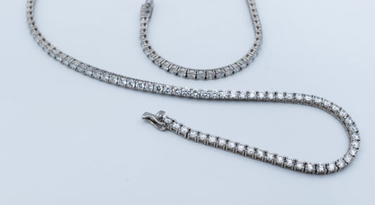 Lucent Tennis Necklace