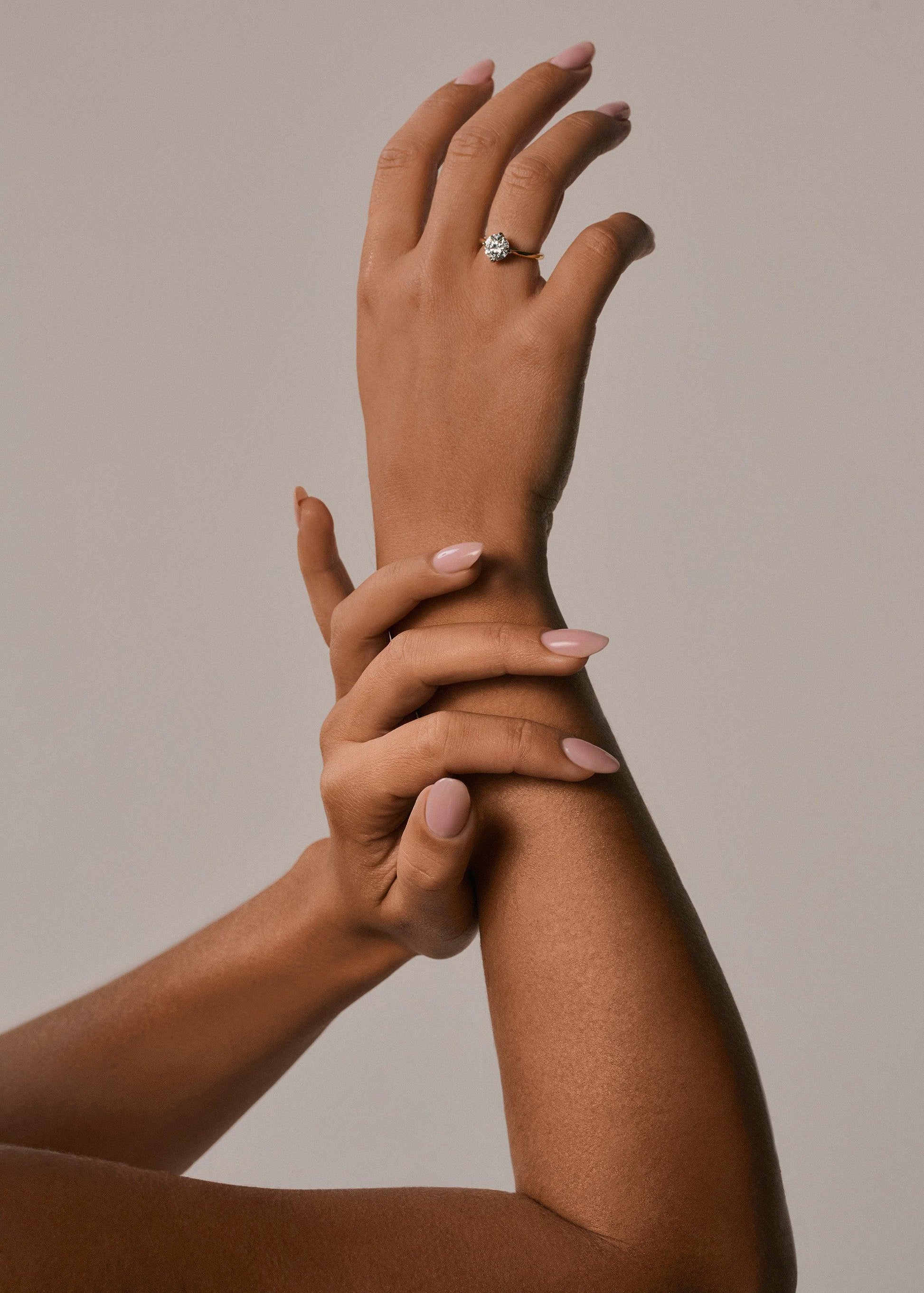 HARMONIA | ROUND DIAMOND SOLITAIRE ENGAGEMENT RING - JTaranaki Jewellery