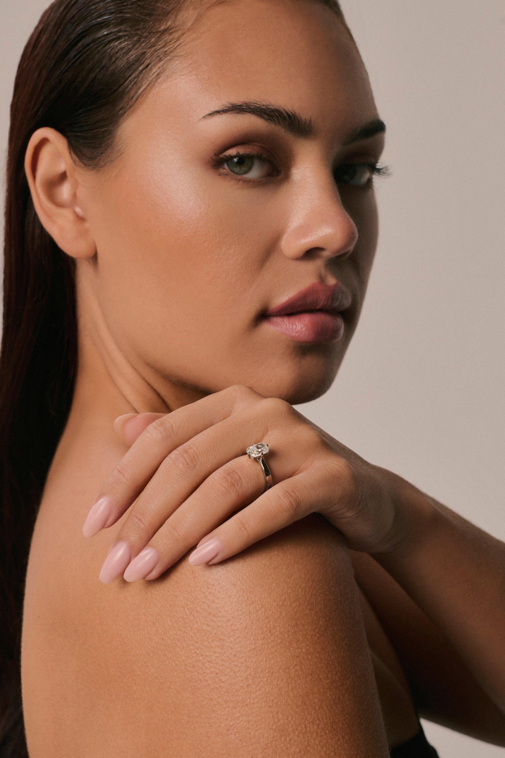 LUMINARA | RADIANT SOLITAIRE DIAMOND ENGAGEMENT RING - JTaranaki Jewellery