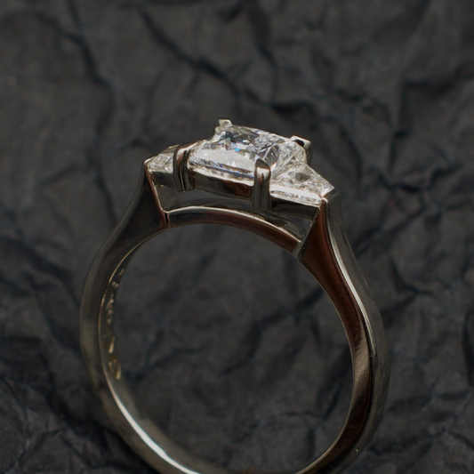 Three Stone Engagement Ring