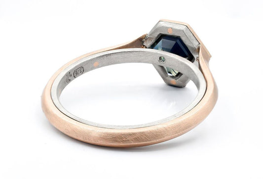 'Construct' Australian Sapphire Ring